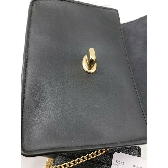 COACH Custom Made Small Turnlock Chain Crossbody STUDS APPLIQUE 3PC - Picture 8 of 12